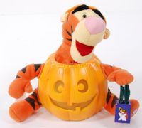 Gemmy Disney ANIMATED MUSICAL Tigger Halloween Pumpkin